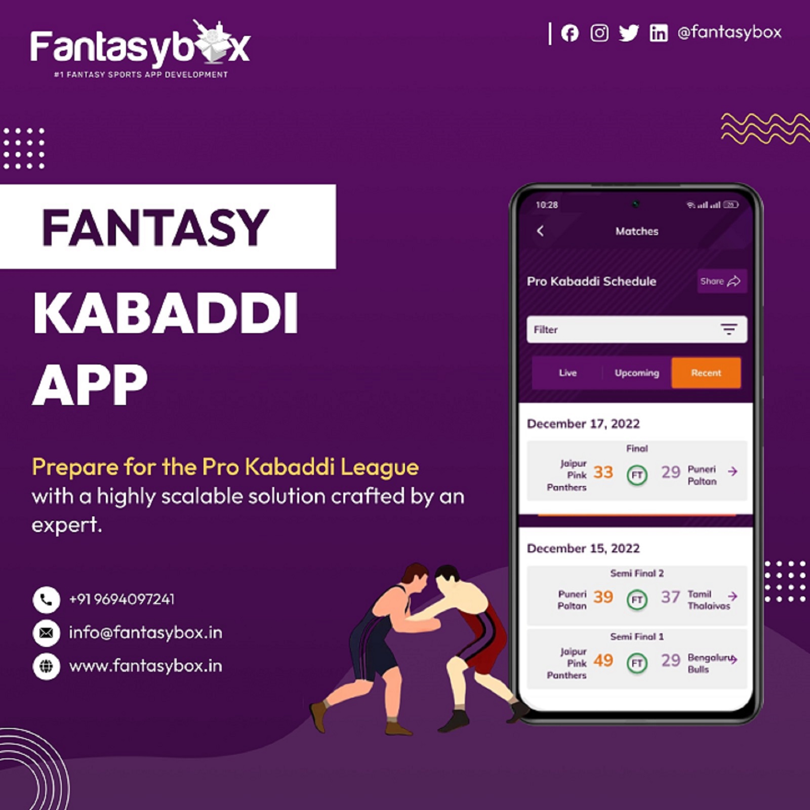 Fantasy Kabaddi Application Development Experts,Jaipur,Services,Free Classifieds,Post Free Ads,77traders.com